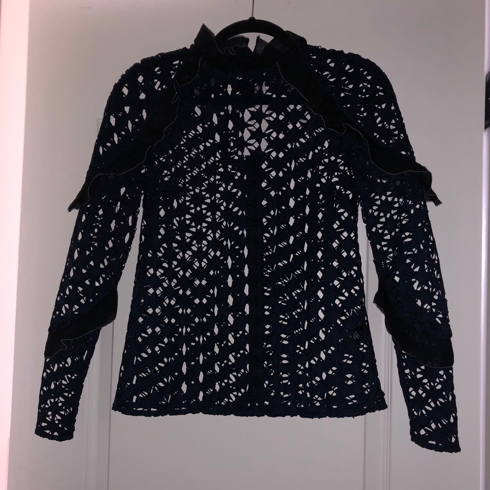 Self-Portrait Star Ruffle Top | NWT | Size 2